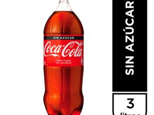 COCA COLA SIN AZUCAR - 3 LITROS