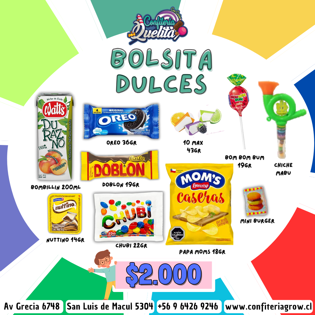 BOLSA ESPECIAL DE DULCES